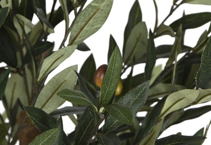 Planta Artificial de Olivo con Maceta,Estilo Mediterráneo (130x240 cm)