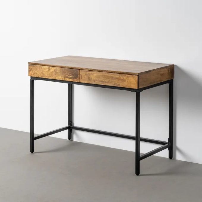 Escritorio Madera Mango Metal Combe, Industrial (110x55x78 cm)