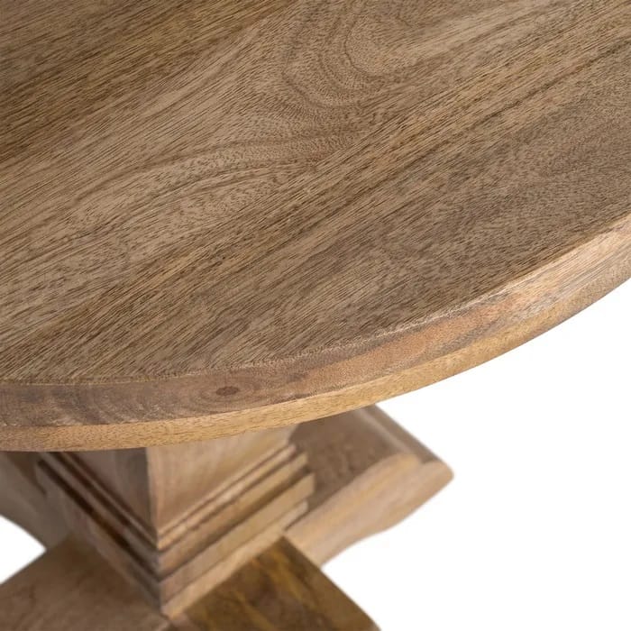 Mesa Comedor Redonda Mango Eleanora,clasica (150dx76cm) - Imagen 5