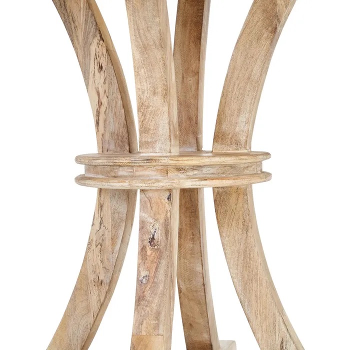 Mesa Comedor Redonda Mango Amelia ,Clasica (120 d x76cm) - Imagen 6