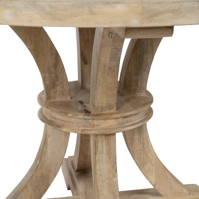 Mesa Comedor Redonda Mango Amelia ,Clasica (120 d x76cm)