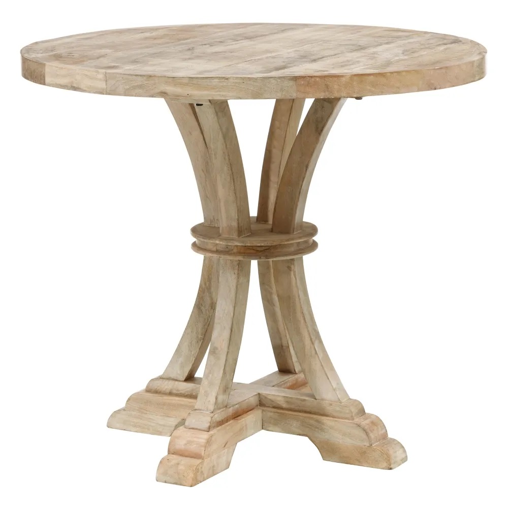 Mesa Comedor Redonda Mango Amelia ,Clasica (85d x76cm) - Imagen 3