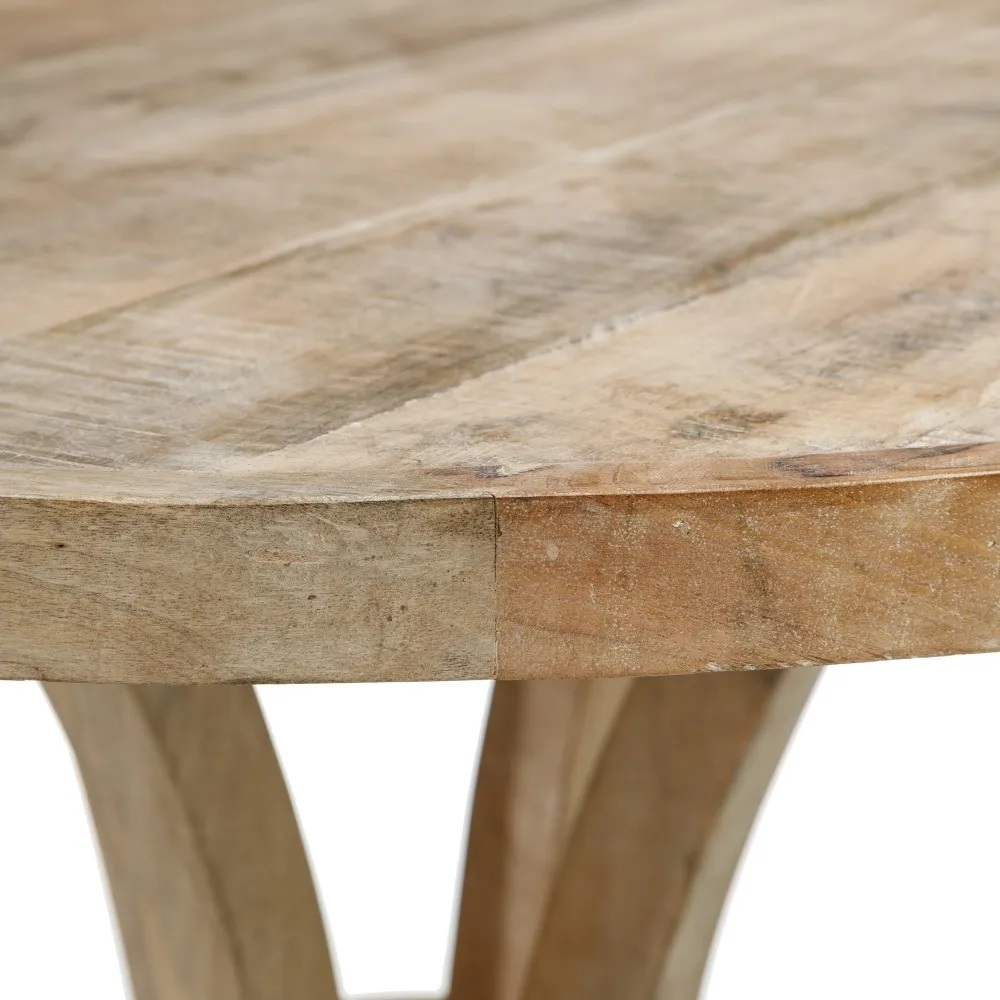 Mesa Comedor Redonda Mango Amelia ,Clasica (120 d x76cm) - Imagen 8