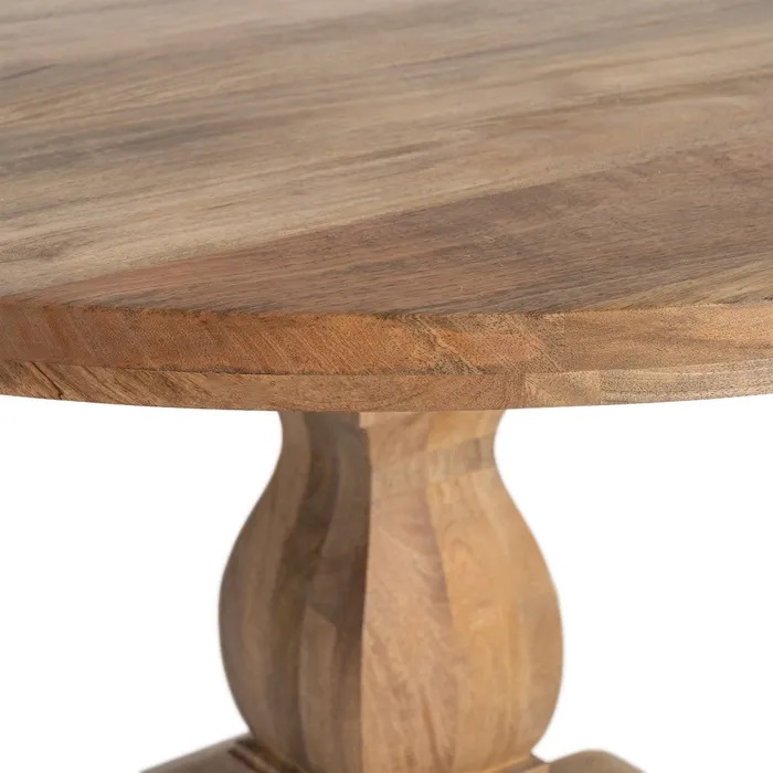 Mesa Comedor Redonda Mango Eleanora,clasica (150dx76cm) - Imagen 6