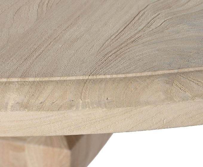 Mesa Comedor Redonda Mango Natural Irene ,Clasica (150 d x76cm)