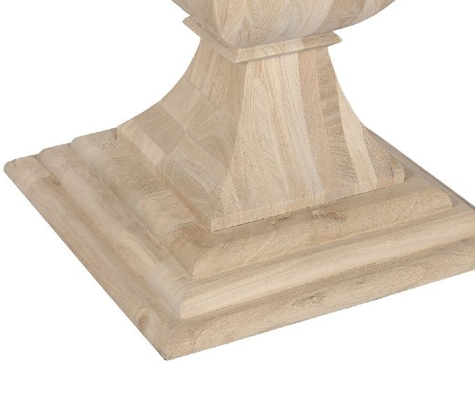 Mesa Comedor Redonda Mango Natural Irene ,Clasica (150 d x76cm)