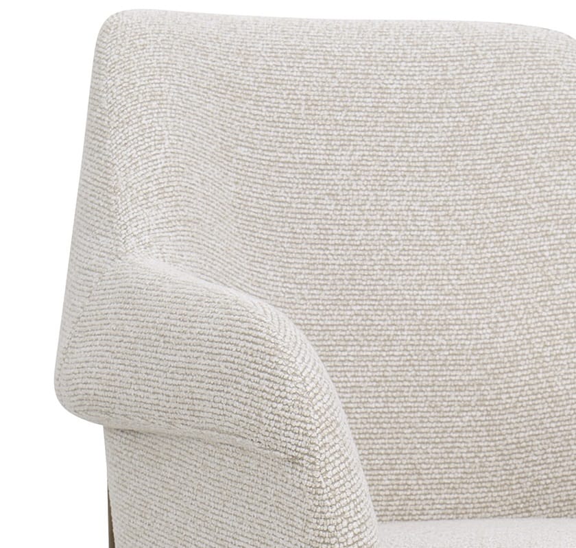Set 2 Sillas Tapizadas Crema con Patas Metal Sandnes (60x63x83 cm) - Imagen 3