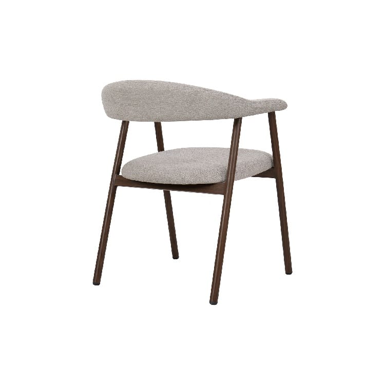 Set 2 Sillas Metal Tejido Beige Aspen, Estilo Nórdico (60x59x74 cm) - Imagen 2